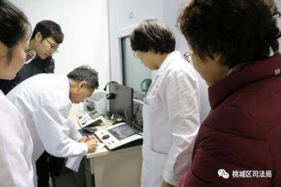 省司法厅司法鉴定协会到我区医学司法鉴定中心检查