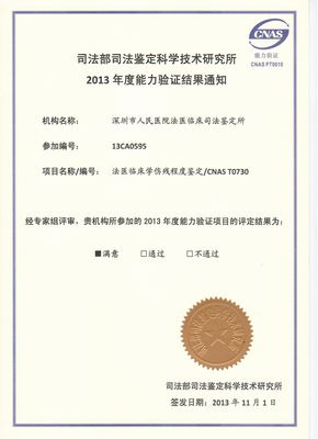 深圳市人民医院法医临床司法鉴定所 专业与公正守望正义之光